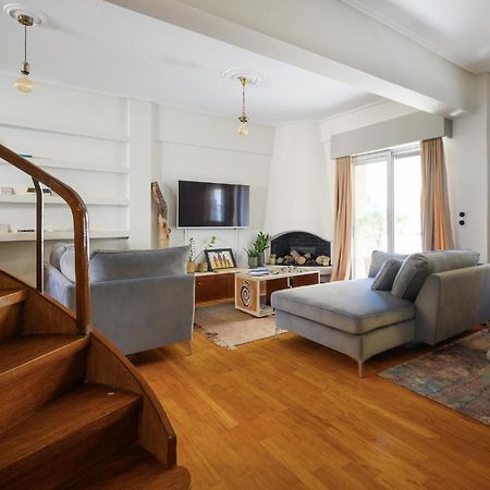 Relaxed Art Deco Maisonette Pagrati Афины Экстерьер фото